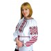 Embroidered blouse "Attractive Geometry"
